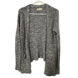 Hollister Gray Open Front Cardigan XS Small Sweater Women's